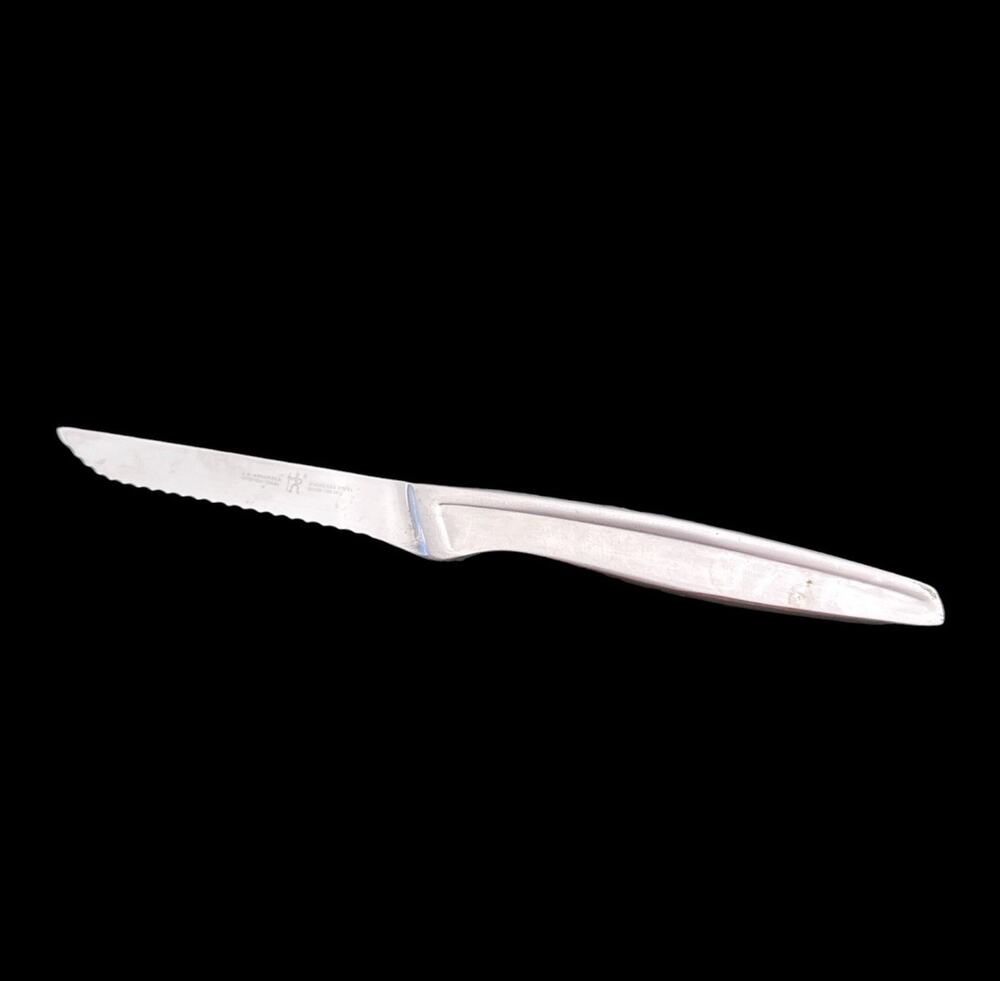 JA Henckels Zwilling HEN 9 Stainless Satin Glossy Flatware 8 3/8" Steak Knife
